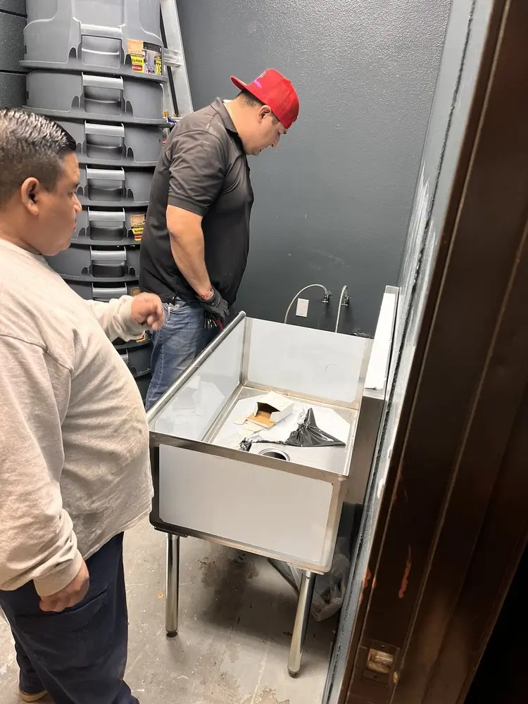 Commercial plumbing and sink installation in Golden Ring
